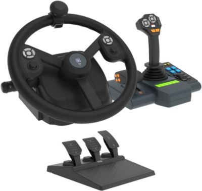 Volant + Levier de vitesses + Pédalier HORI Farming Vehicle Control System