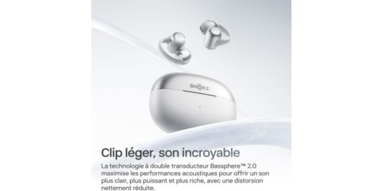 Ecouteurs SHOKZ OpenDots One 2 Gris