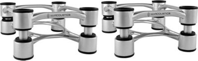 Pied d'enceinte ISOACOUSTICS Aperta 200 Silver (la paire)