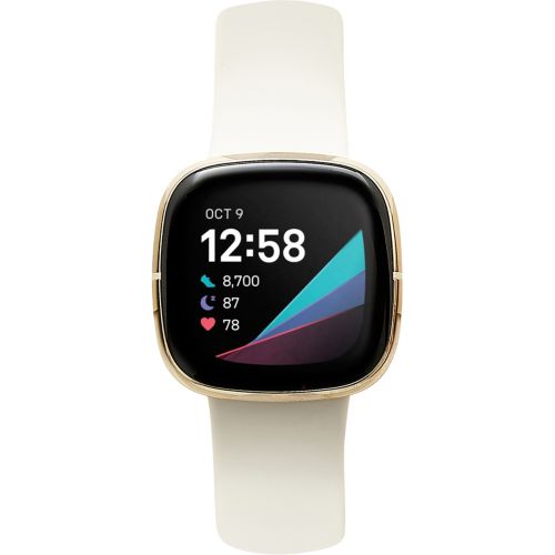 Montre sport FITBIT Sense Blanc Lunaire