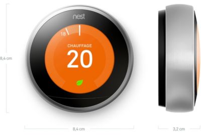 Thermostat connecté NEST LEARNING 3ÈME GÉNÉRATION