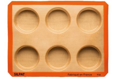 Moule à tartelette SILPAT 6 grands ronds by Maison Demarle