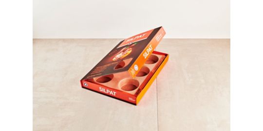 Moule à tartelette SILPAT 6 grands ronds by Maison Demarle