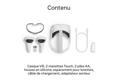 Casque de réalité virtuelle META Quest 2 128GB