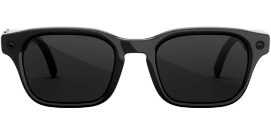 Lunettes connectées META Adventurer Noir classique, Verres Trans