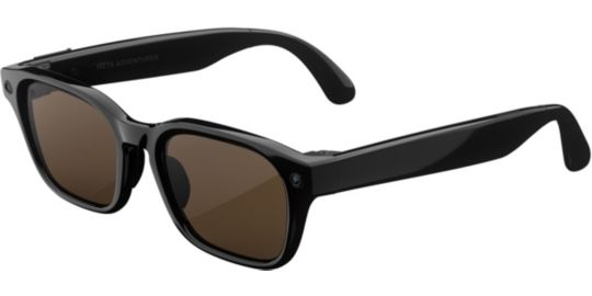 Lunettes connectées META Adventurer Grande taille Noir classique,