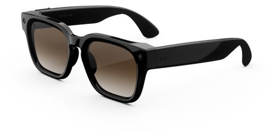 Lunettes connectées META Fury Noir verres brun dégradés
