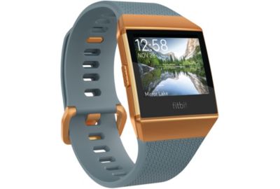 Montre sport FITBIT Ionic orange/bleu
