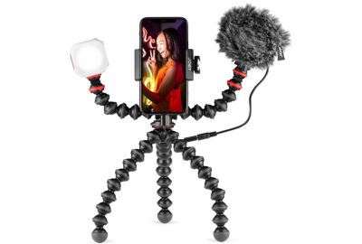 Pied flexible JOBY Kit vlogging 3 en 1 GorillaPod