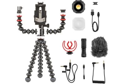 Pied flexible JOBY Kit vlogging 3 en 1 GorillaPod