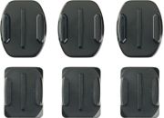 Fixation GOPRO Adhésive plate et courbe x6