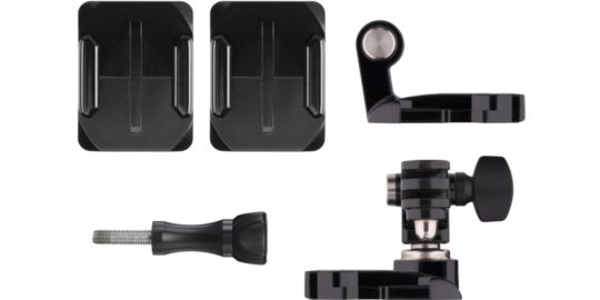 Fixation GOPRO frontale + latérale pour casque
