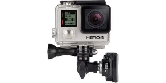 Fixation GOPRO frontale + latérale pour casque