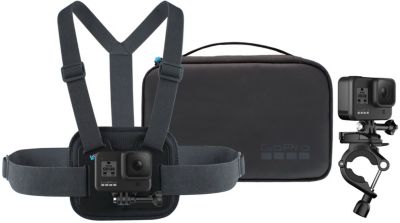 Fixation GOPRO frontale + latérale pour casque