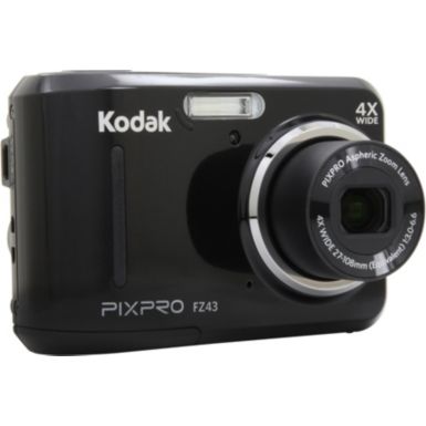 Navitech noir résistant à leau housse de la caméra dur pour Kodak Pixpro FZ43 