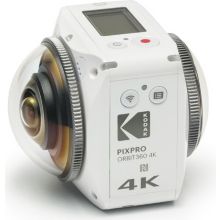 Caméra sport KODAK KODAK Pixpro 4KVR360 Action Cam Blanc - Reconditionné