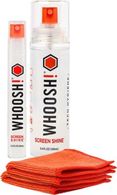 Chiffon micro fibres WHOOSH pour Écran 100 ml + 8 ml avec 2 Chiffons