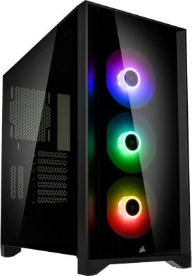 Boitier PC CORSAIR iCUE 4000X RGB Tempered Glass Boitier Mo