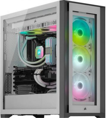 Boitier PC CORSAIR ICUE 5000X RGB BLANC Boitier PC CORSAIR ICUE 5000X RGB BLANC