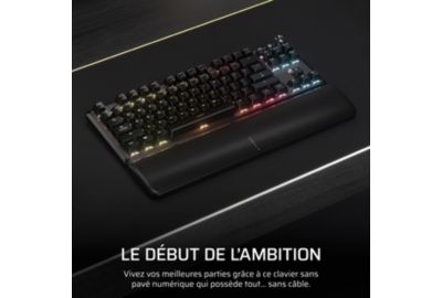 Clavier gamer sans fil CORSAIR K70 CORE TKL Wireless