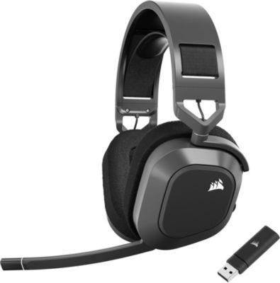 Casque gamer CORSAIR HS80 MAX Wireless Steel Gray