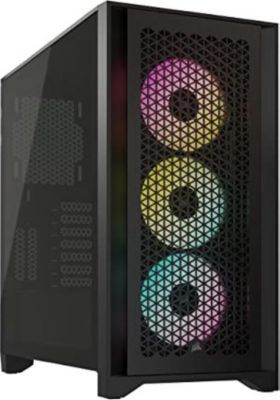 Boitier PC CORSAIR 4000D RGB AIRFLOW Black Boitier PC CORSAIR 4000D RGB AIRFLOW Black