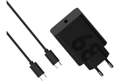 Chargeur + câble MOTOROLA 68W Noir