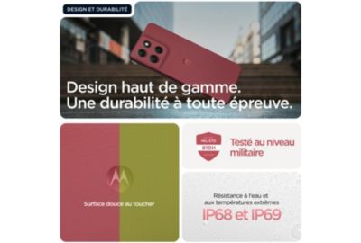 Smartphone MOTOROLA G86 Rouge 256Go