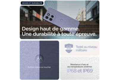 Smartphone MOTOROLA G86 Violet 256Go