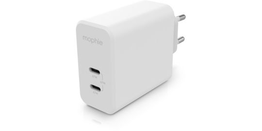 Chargeur USB C MOPHIE 67W duo Power Delivery x2 USB-C