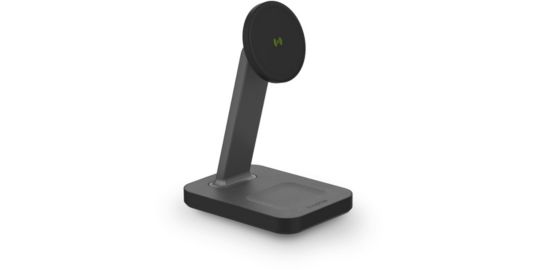 Station de chargement MOPHIE induction position droite noir