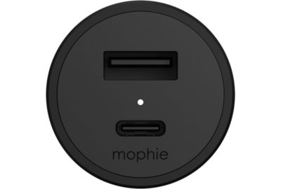 Chargeur allume-cigare MOPHIE 42W duo USB-C et USB-A Noir