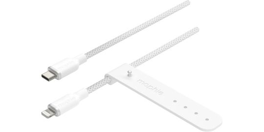 Câble de charge MOPHIE 2M USB-C vers Lightning blanc