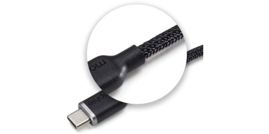 Câble de charge MOPHIE 3M USB-C vers Lightning noir