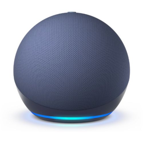 Moitié prix sur l'assistant vocal  Echo Dot 5 avec horloge et Alexa  (- 57%)