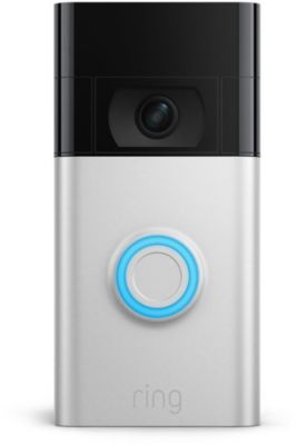 Sonnette sans fil RING Video Doorbell - Satin Nickel Slim