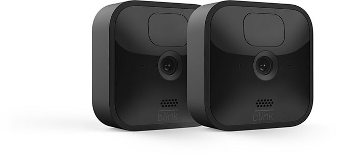 Ensemble de 2 caméras de sécurité HD sans fil 1080p pour l’extérieur à  l’épreuve des intempéries Blink Outdoor d’ - emballage de 2