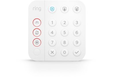 Accessoire pour alarme RING Clavier pour Ring Alarm