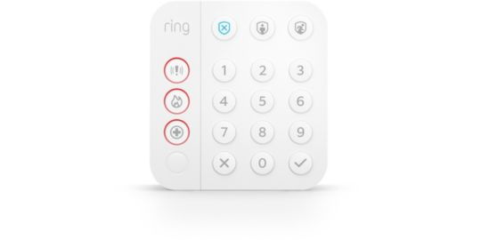 Accessoire pour alarme RING Clavier pour Ring Alarm