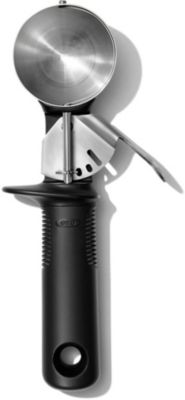 Cuillère à Glace Avec Gâchette En Acier Inoxydable 304 – 23 Cm, Capacité 5 Ml – Pour Glace, Pâte à Cookies, Boulettes – Lave-vaisselle Safe