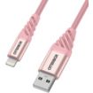 Câble Lightning OTTERBOX vers USB 1m rose Renforce