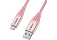 Câble USB C OTTERBOX vers USB rose 1m Renforce
