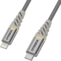 Câble Lightning OTTERBOX vers USB-C 1m argent Premium