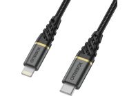 Câble Lightning OTTERBOX vers USB-C 1m noir Premium