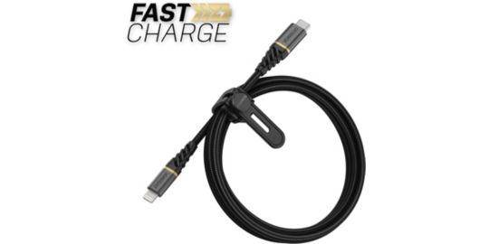 Câble Lightning OTTERBOX vers USB-C 1m noir Premium