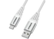 Câble USB C OTTERBOX vers USB blanc 1m Renforce