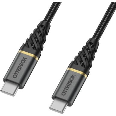 Câble USB C OTTERBOX vers USB-C noir 1m Premium