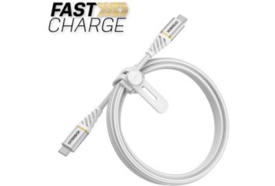 Câble USB C OTTERBOX vers USB-C blanc 1m Premium