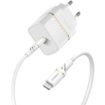 Chargeur USB C OTTERBOX USB-C 20W + Cable Lightning blanc
