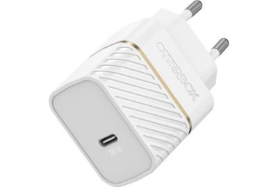 Chargeur secteur OTTERBOX USB-C 30W blanc